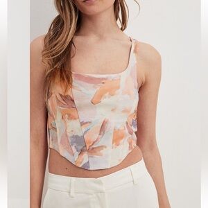 NA-KD Corset Multicolor Top